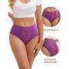 imageINNERSY Womens Underwear Cotton Soft Underwear High Waisted Breathable Briefs 5 PackPetal Tones