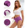 imageINNERSY Womens Underwear Cotton Soft Underwear High Waisted Breathable Briefs 5 PackPetal Tones