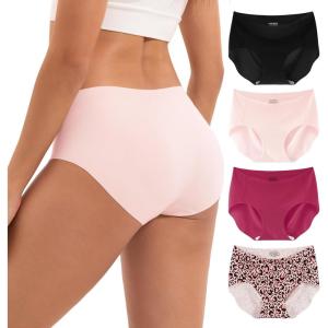 imageINNERSY Womens Seamless Hipster Underwear Soft No Show Invisible Stretch Panties 4PackMystic Charm
