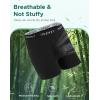 imageINNERSY Mens Big and Tall Boxer Briefs Breathable ampamp MoistureWicking Underwear with Open Fly 4PackClassic Black