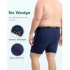 imageINNERSY Mens Big and Tall Boxer Briefs Breathable ampamp MoistureWicking Underwear with Open Fly 4PackDark Retro
