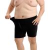 imageINNERSY Mens Big and Tall Boxer Briefs Cotton Moisture Wicking XL5XL Underwear 4PackMidnight Darks