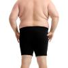 imageINNERSY Mens Big and Tall Boxer Briefs Cotton Moisture Wicking XL5XL Underwear 4PackSolid Black