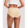 imageINNERSY Womens Seamless Underwear No Show Invisible Hipster Panties Full Coverage Briefs 6PackNude