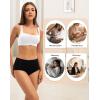 imageINNERSY Period Underwear for Women Heavy Flow High Waisted Menstrual Incontinence Panties 3PackBlackXXLargeBlack