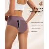 imageINNERSY Period Underwear for Women Heavy Flow High Waisted Menstrual Incontinence Panties 3PackBlackXXLargeFresh Vibrant