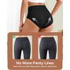 imageINNERSY Womens Seamless High Waisted Underwear No Show Panties Lightweight Full Coverage Briefs 4PackBlack