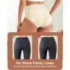imageINNERSY Womens Seamless High Waisted Underwear No Show Panties Lightweight Full Coverage Briefs 4PackNude