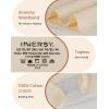 imageINNERSY Womens Seamless High Waisted Underwear No Show Panties Lightweight Full Coverage Briefs 4PackNude