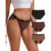 imageINNERSY Womens Bikini Period Underwear Cotton Menstrual Leakproof Panties 3PackDark Fusion