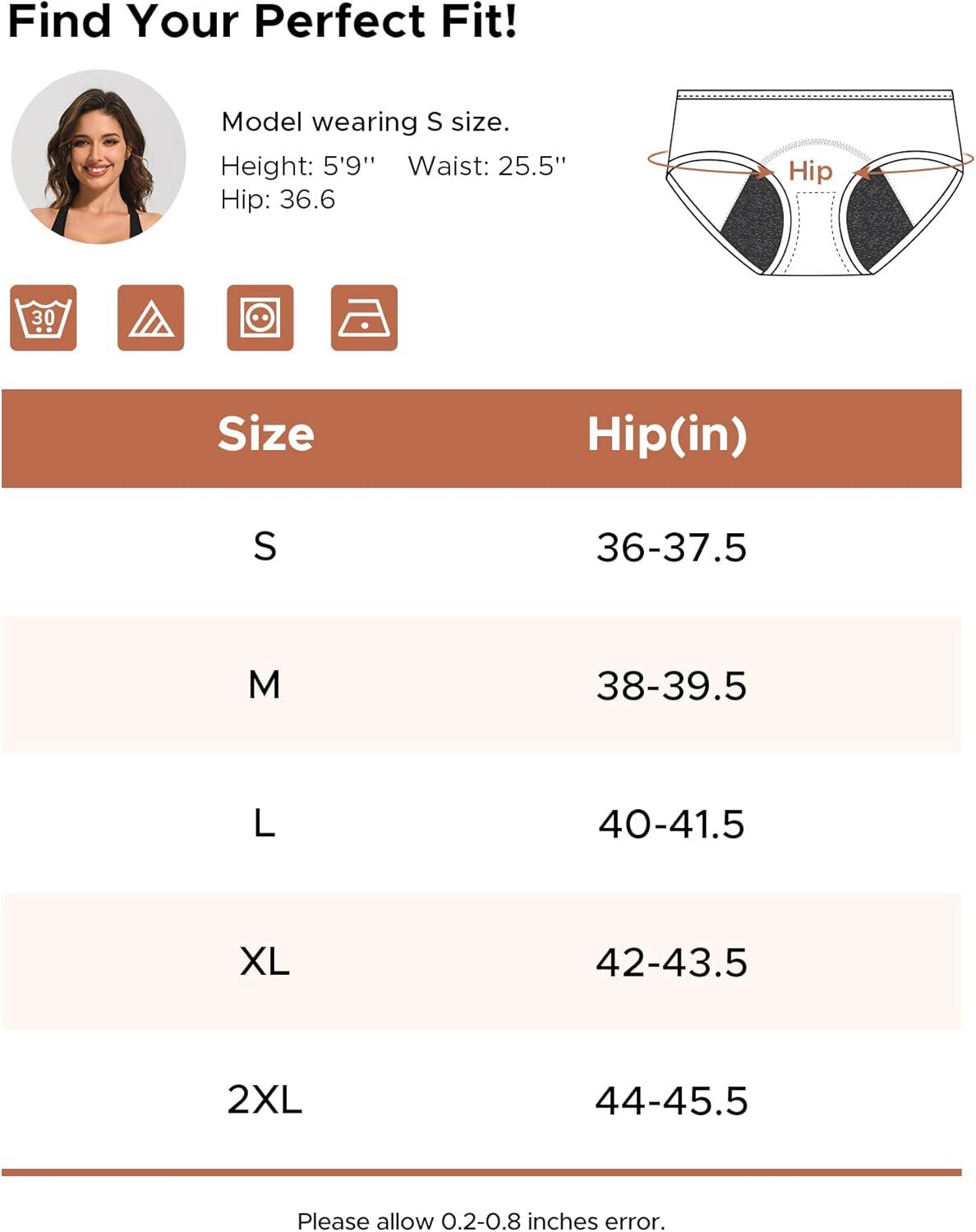 imageINNERSY Womens Period Underwear Breathable Mesh Cooling Menstrual Leakproof Hipster Panties 3PackDark Vintage