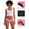 imageINNERSY Heavy Flow Period Underwear for Women Teens LeakProof Menstrual Cotton Protective Hipster Panties 3PackHeavy Flow Bright Colors