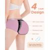 imageINNERSY Period Underwear for Teens Girls Cotton LeakProof Menstrual Panties 3PackDreamy Candy