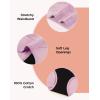 imageINNERSY Period Underwear for Teens Girls Cotton LeakProof Menstrual Panties 3PackDreamy Candy