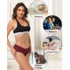 imageINNERSY Womens Period Underwear Breathable Mesh Cooling Menstrual Leakproof Hipster Panties 3PackBlue Night