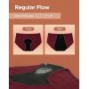 imageINNERSY Womens Period Underwear Breathable Mesh Cooling Menstrual Leakproof Hipster Panties 3PackBlue Night
