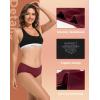 imageINNERSY Womens Period Underwear Breathable Mesh Cooling Menstrual Leakproof Hipster Panties 3PackBlue Night