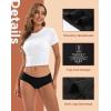imageINNERSY Womens Period Underwear Heavy Flow Postpartum Teens Menstrual Hipster Panties 3PackClassic Black