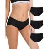 imageINNERSY Womens Period Underwear Breathable Mesh Cooling Menstrual Leakproof Hipster Panties 3PackBlack