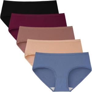 imageINNERSY Womens Soft ampamp Thin No Show Modal Underwear Quick Dry Panties for Summer 5Pack