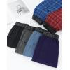 imageINNERSY Big and Tall Cotton Boxers for Men Moisture Wicking Loose Fit Underwear 4PackBlack