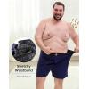 imageINNERSY Big and Tall Cotton Boxers for Men Moisture Wicking Loose Fit Underwear 4PackNavy  Charcoal