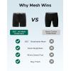 imageINNERSY Mens Big and Tall Boxer Briefs Breathable Mesh Cooling Underwear 3PackBlack