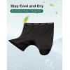 imageINNERSY Mens Big and Tall Boxer Briefs Breathable Mesh Cooling Underwear 3PackBlack