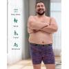 imageINNERSY Mens Big and Tall Boxer Briefs Breathable Mesh Cooling Underwear 3PackGlacier Flow
