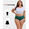 imageINNERSY Womens Period Underwear Plus Size Heavy Flow High Waisted Cotton Leak Proof Menstrual Panties 3PackRegal Shadows