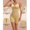 imageINNERSY Womens Seamless Sleeveless VNeck Bodysuit Shapewear Tummy ControlApricot