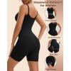 imageINNERSY Womens Seamless Sleeveless VNeck Bodysuit Shapewear Tummy ControlBlack