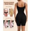 imageINNERSY Womens Seamless Sleeveless VNeck Bodysuit Shapewear Tummy ControlBlack