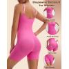 imageINNERSY Womens Seamless Sleeveless VNeck Bodysuit Shapewear Tummy ControlPink