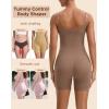 imageINNERSY Womens Seamless Sleeveless VNeck Bodysuit Shapewear Tummy ControlUmber