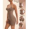 imageINNERSY Womens Seamless Sleeveless VNeck Bodysuit Shapewear Tummy ControlUmber