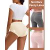 imageINNERSY Womens Seamless Underwear No Show High Waisted Invisible Briefs 5Pack5 Nude