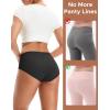 imageINNERSY Womens Seamless Underwear No Show Invisible Lightweight Hipster Panties 6Pack6 Black