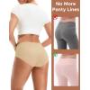 imageINNERSY Womens Seamless Underwear No Show Invisible Lightweight Hipster Panties 6PackBlackNude