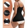 imageINNERSY Womens Tank Tops Scoop Neck Tummy Control Shapewear Body Shaper CamisoleBlack