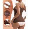 imageINNERSY Womens Tank Tops Scoop Neck Tummy Control Shapewear Body Shaper CamisoleBrown