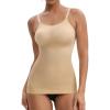 imageINNERSY Womens Tank Tops Scoop Neck Tummy Control Shapewear Body Shaper CamisoleNude
