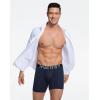 imageINNERSY Mens Boxer Underwear Ushape Cotton Stylish Breathable Boxer Briefs 3PackBlues