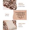 imageINNERSY Boy Shorts Underwear for Women Cotton Boxer Briefs Breathable Moisture Wicking Boyshorts Panties 4PackLeopard Blend