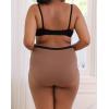 imageINNERSY Plus Size XL5XL Big Curvy Woman Cotton Underwear High Waist Briefs 5PackSandy Beach