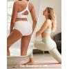 imageINNERSY Seamless Underwear for Women No Show Bikini Panties Invisible Breathable Hipster 6PackCream