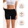 imageINNERSY Womens Boyshorts Underwear Boxer Briefs Shorts Panties with Cotton Crotch 4 PackPure Basic