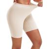 imageINNERSY Womens Cotton Boyshort Underwear High Waisted Anti Chafing Shorts Soft Panties 4 PackBasics