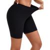 imageINNERSY Womens Cotton Boyshort Underwear High Waisted Anti Chafing Shorts Soft Panties 4 PackBlack