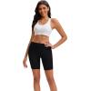 imageINNERSY Womens Cotton Boyshort Underwear High Waisted Anti Chafing Shorts Soft Panties 4 PackBlack